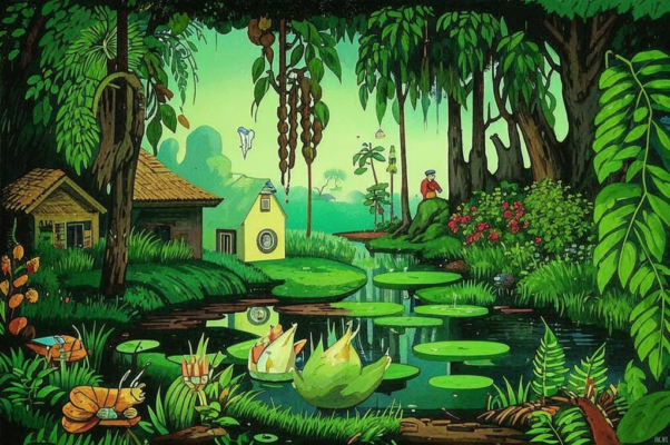 «Желто-бог у Зелено-бога...»