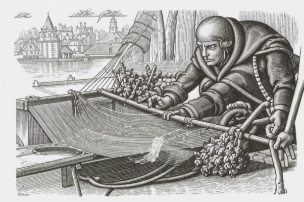 «За рекою — фабрика-Арахна...»