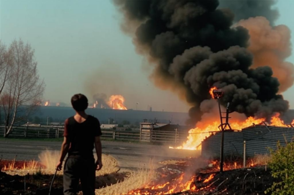 «Лето пожароопасное, гарь...»