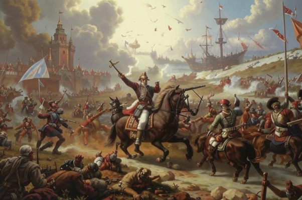 К столпу на Полтавском поле