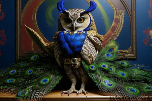 Филин («В павлиньих перьях Филин бы…»)