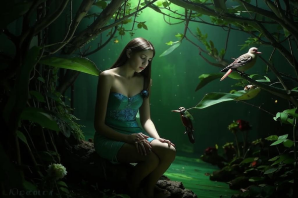 «В зеленом саду соловушка...»