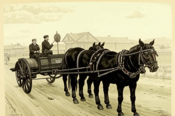 «Тихо тощая лошадка...»