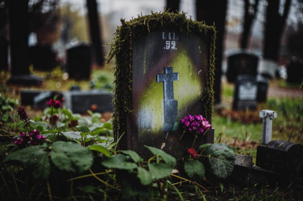 У могилы друга