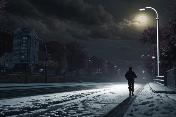 Часовой («Полночь.  Злая стуж…»)