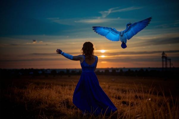 «Вечерний, сизокрылый...»