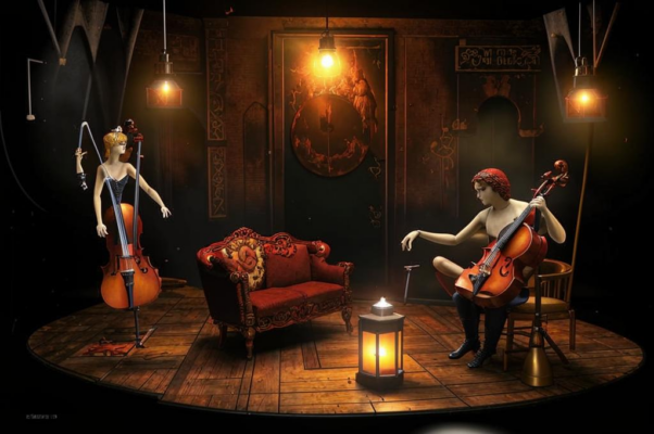 Балет («Пиликает скрипка, гудит барабан…»)