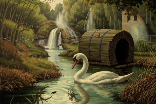 Мельница в Даргавском ущелье