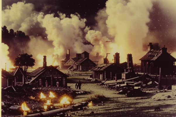 После бомбежки