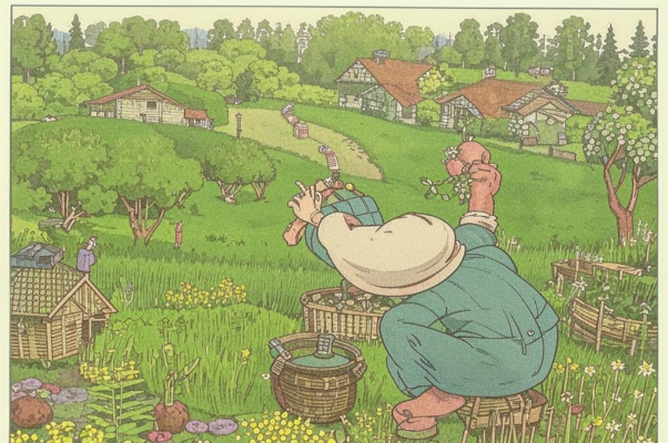 Бобыль («Двор заполонила сорная…»)