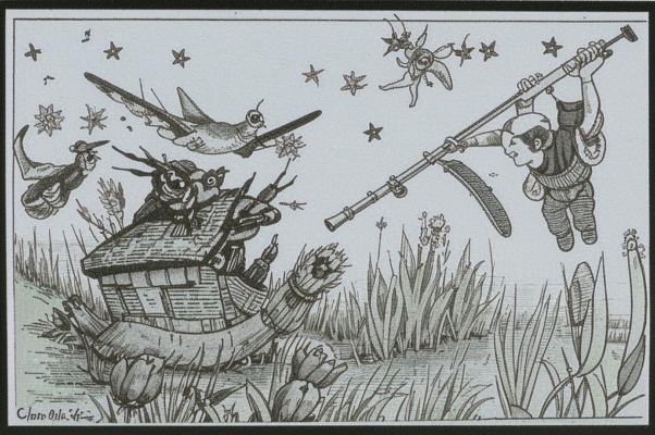 Поэты («Мы звезды меняем на птичьи кларнет…»)