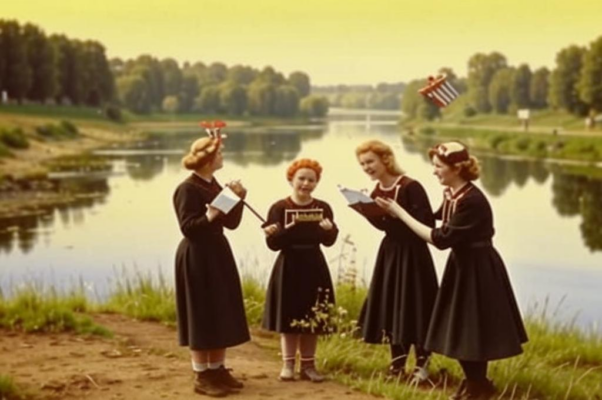 «Кружились белые березки...»