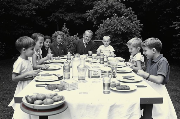 Дети («Стол красуется накрытый…»)