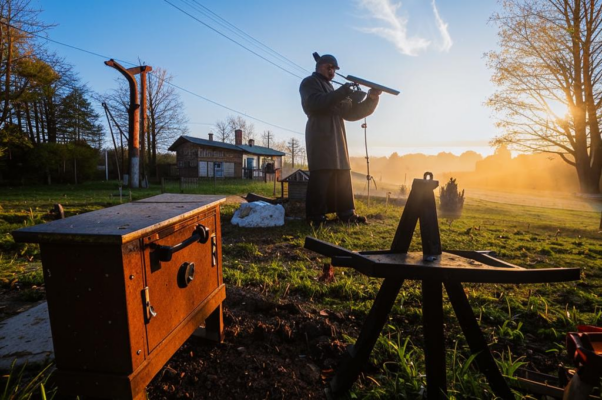 Сельское утро