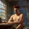 В бане