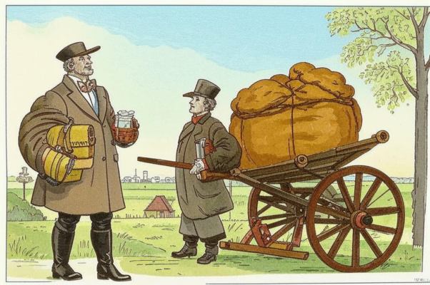 Гость («Гость со своей кошелкой и дегтяркой…»)