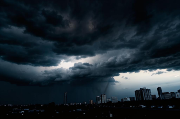 «С вещим шумом тучи грозные...»