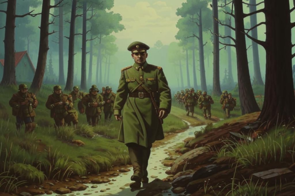 Перед боем (« ― Доложу хотя бы вкратце…»)