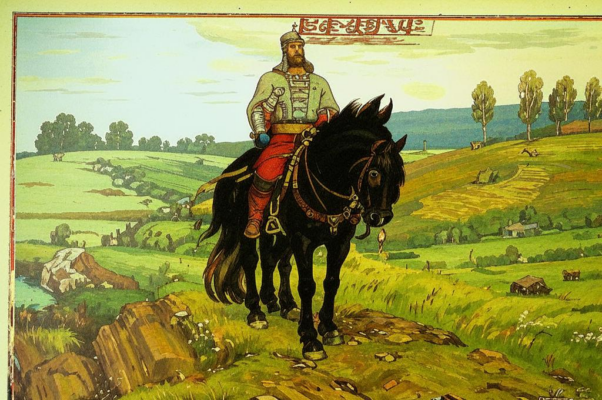 На Днепре («За рекой еще Угрою…»)