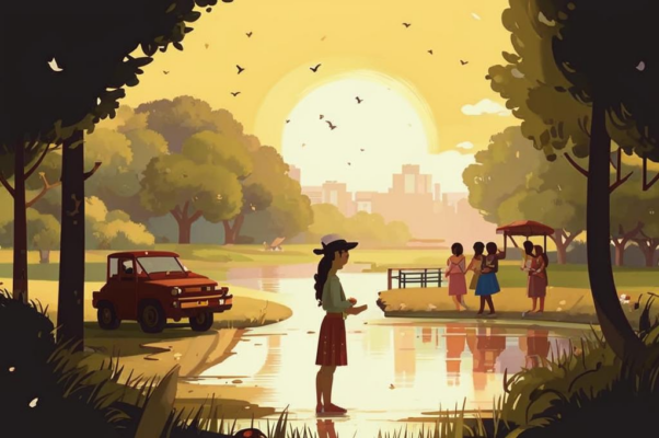 Размолвка («На кругу, в старинном парке …»)