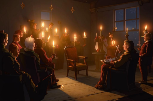 «Уселись мы в старинном кресле...»