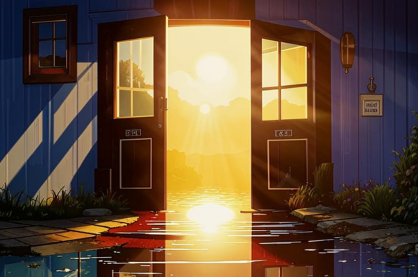 «Вновь растворилась дверь на влажное крыльцо...»