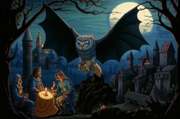 «Как филин поймал летучую мышь...»