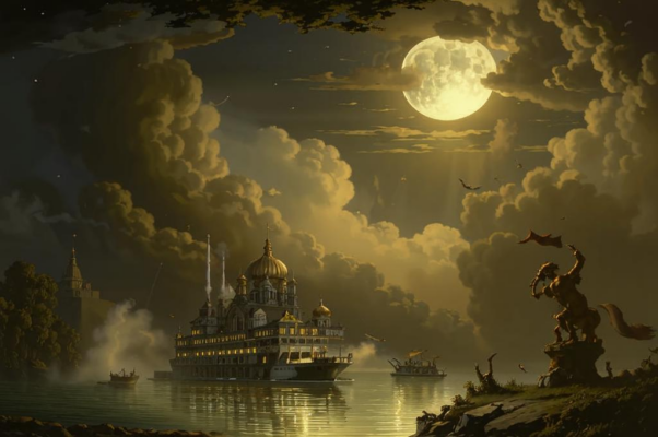 «Бегут разорванные тучи...»