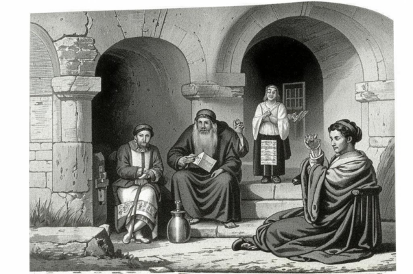 «Войдем сюда здесь меж руин...»