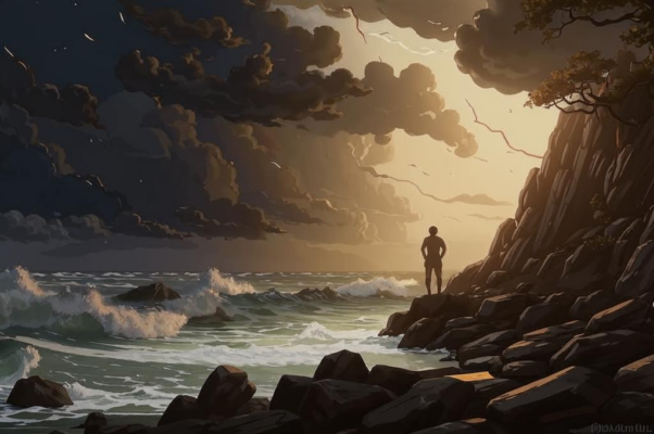 «Солнце жжет перед грозою...»