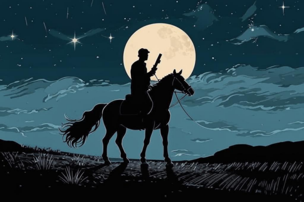 «С ружьем за плечами, один, при луне...»