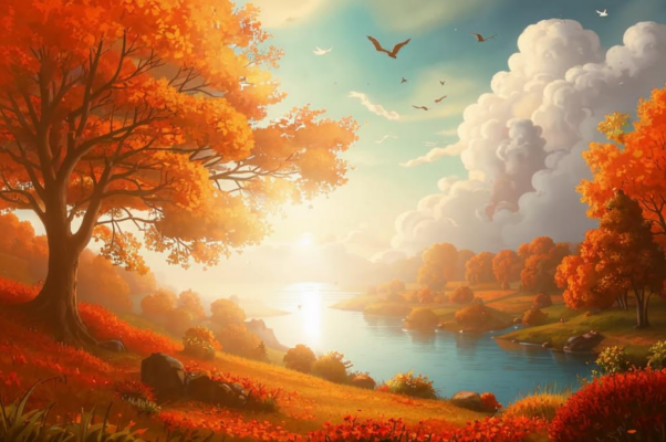 «Прозрачных облаков спокойное движенье...»