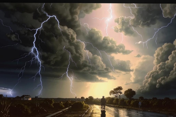 Описание грозы, бывшия в Гаге