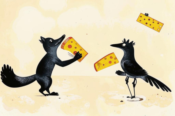 Басенка VIII. Ворон и Лисица