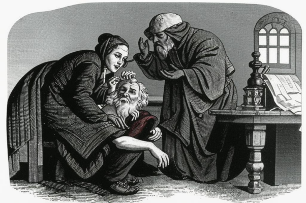 Басенка XXVII. Старуха, болящая глазами