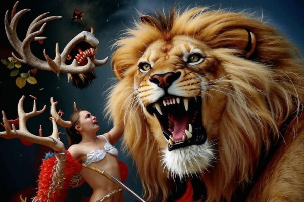 Басенка XXXI. Лев жених