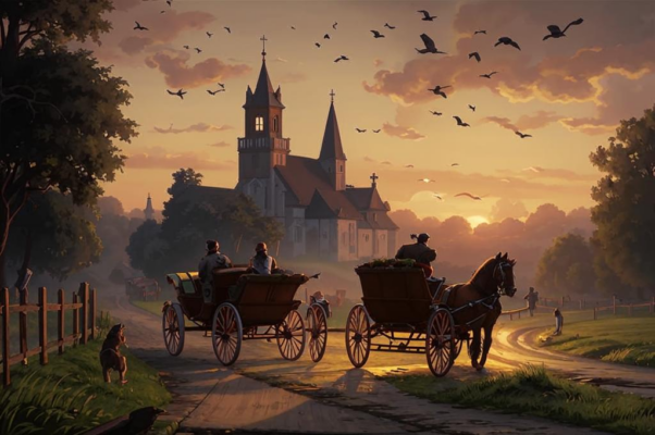 «Люблю я вечером к деревне подъезжать...»