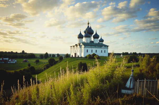 «Церковка, заросшие пригорки...»