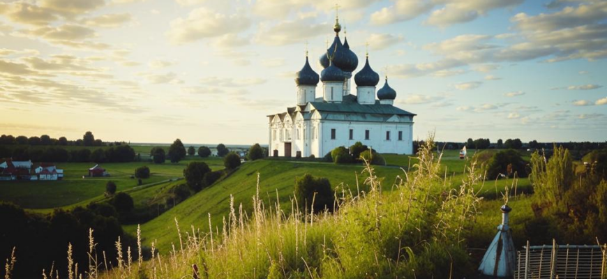 «Церковка, заросшие пригорки...»