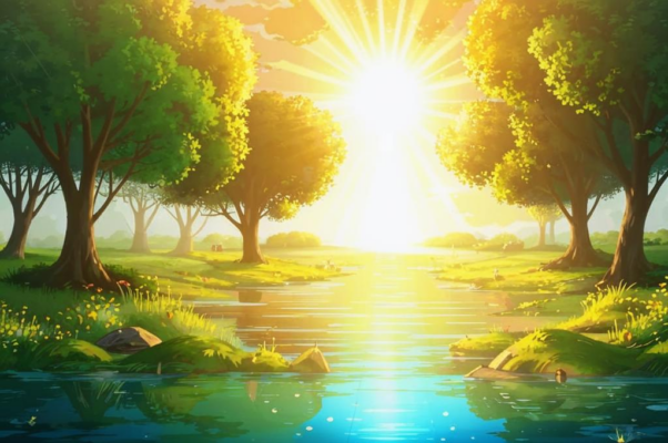 «Сияет солнце, воды блещут...»