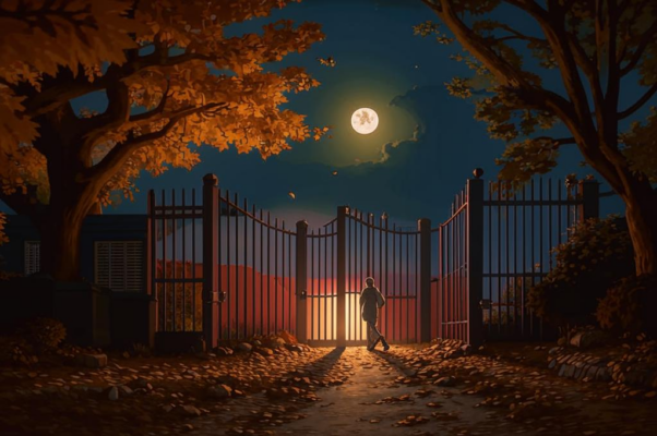 Октябрь («Был поздний час.  И ты уже спала…»)