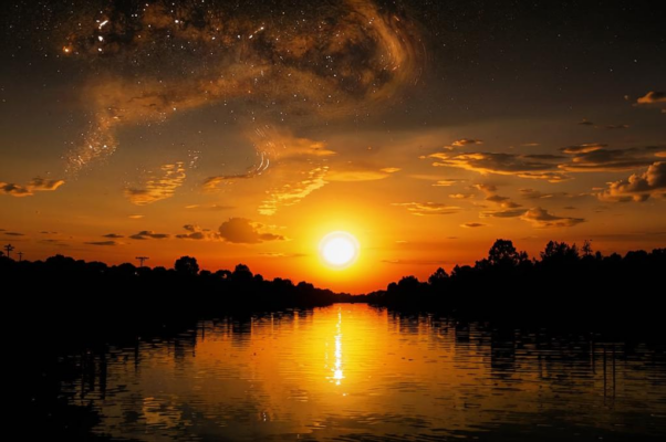 Летний вечер («Уж солнца раскаленный ша…»)