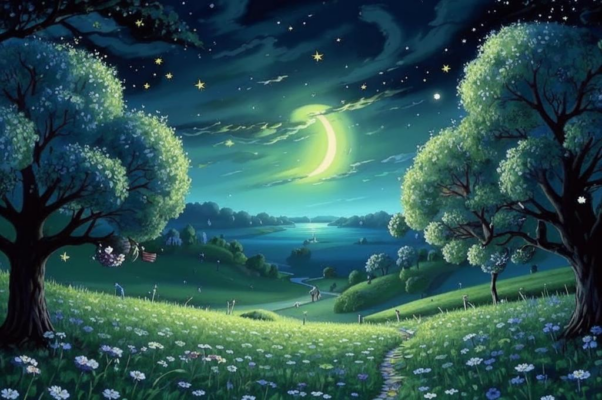 «Как сладко дремлет сад темно-зеленый...»