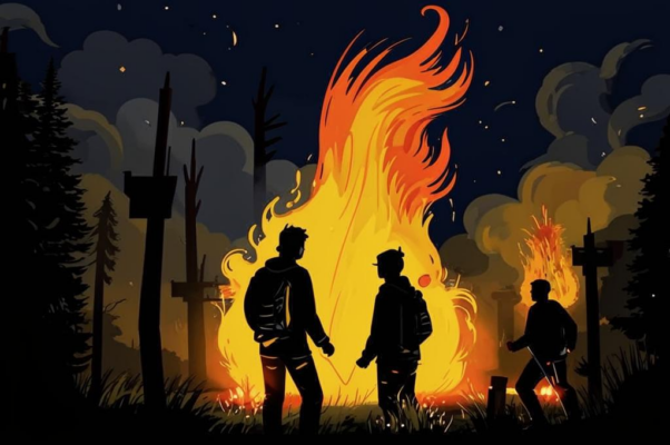 Гус на костре