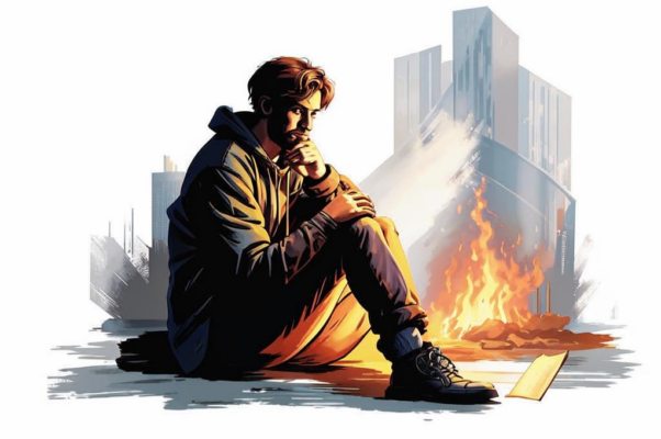 «Сижу задумчив и один...»