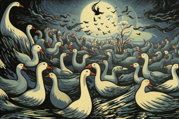 В деревне («Что за отчаянные крики…»)