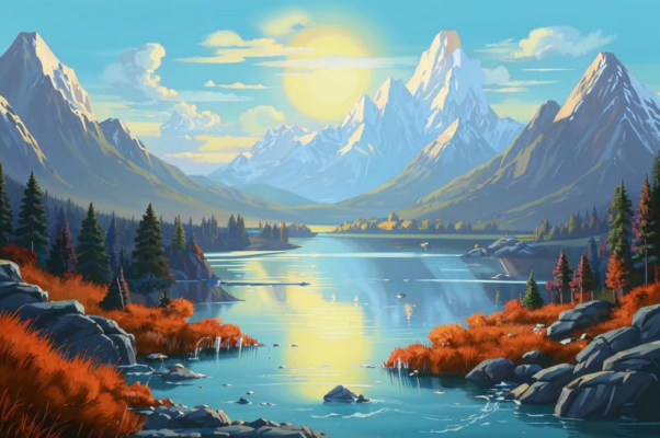 Снежные горы