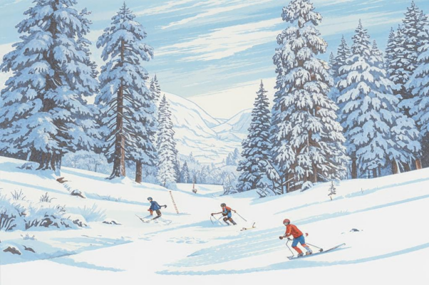 «Не забыть мне этой лыжни ...»