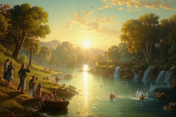 «Сияет солнце, воды блещут...»