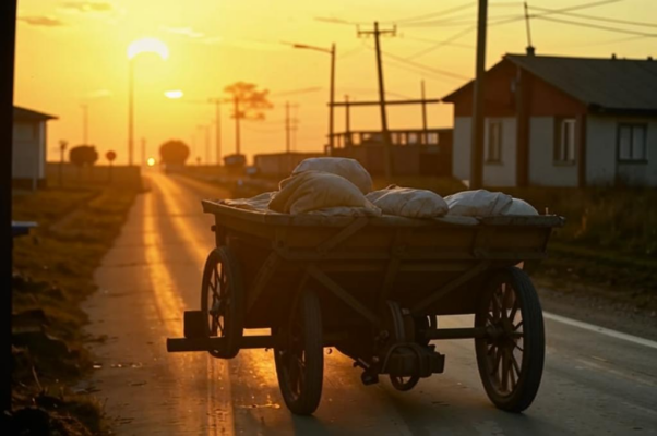 Беженцы («Вся жизнь на маленьком возке…»)